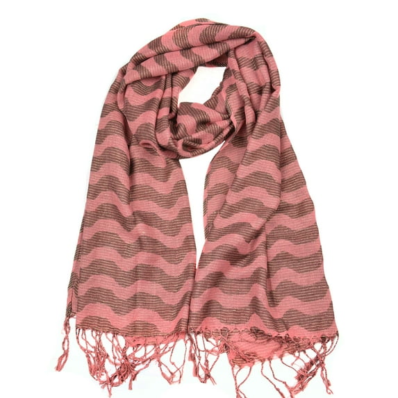 Sassy Scarves Women's Chevron Pattern Oblong Fashion Scarf