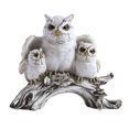 thumbnail image 2 of KGJQ Owl Family Resin Figurines, Rustic Tree Branch Animal Statues, American Country Home Decor for Living Room TV Stand Bookshelf Bedroom, Unique Housewarming Gift, 2 of 7