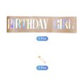 thumbnail image 3 of Uxcell Birthday Sash, 1Pcs Personalized Sash Elegant Birthday Sash Sash Accessories for Birthday Party Decorations, 3 of 6