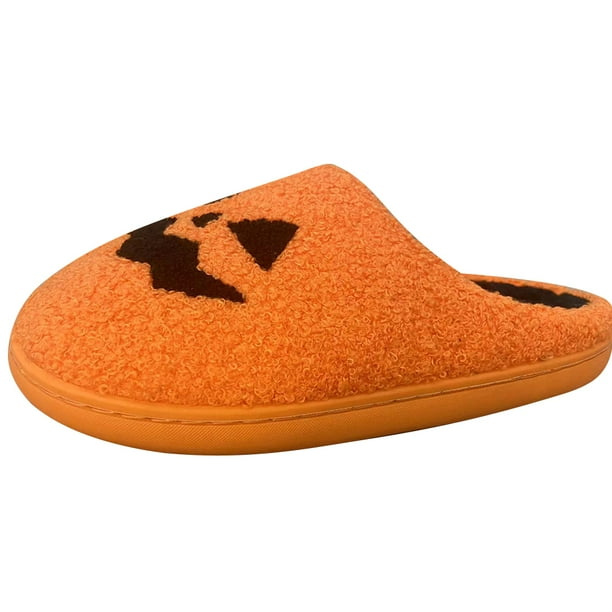 Zapatos unisex con cara de fantasma, zapatillas de esqueleto acogedoras, antideslizantes y gruesas para hombres y mujeres