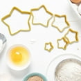 thumbnail image 3 of Travelwant 6Pcs/Set Star Cookie Cutter Set-6 pcs Stainless Steel Five-pointed Star Biscuit Molds Fondant Cake Cookie Cutter Set Pastry Mold-for 3d Christmas Tree, 3 of 7