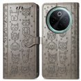 thumbnail image 1 of Étui Rabattable pour FOXDOCK Vivo Y300 Pro, Chat et Chien en Cuir PU Embossé avec Fentes pour Cartes, Support, 1 of 6