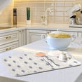 thumbnail image 5 of SKYSONIC Dish Drying Mats for Kitchen 18x24 in, Chic Style Festive Fir Dish Drainer Mats, Christmas Tree Kitchen Counter Mats Dish Dry Pad, 5 of 6