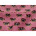 thumbnail image 4 of oneOone Viscose Jersey Fabric Lotus Block Printed Fabric 1 Yard 60 Inch Wide, 4 of 5