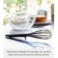 thumbnail image 6 of Yamazaki Home Floating Whisk, Black, Silicone + Nylon, Dishwasher Safe, Floating Design, No Assembly, 6 of 7