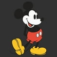 thumbnail image 2 of Big & Tall Men's Disney Mickey Mouse Vintage Leg Kick Tee Color: Charcoal Heather Size: 5XL, 2 of 3