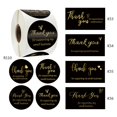 thumbnail image 3 of 50 unidades, tarjetas de agradecimiento Bronzing para apoyar a mi pequeña empresa, etiquetas adhesivas de 1,5 pulgadas para pequeños vendedores, R110 Feliz Sencillez, 3 of 5