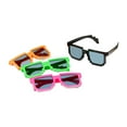 thumbnail image 4 of Multicolor Neon Pixel Glasses, 4 Count, by Way To Celebrate, 4 of 5