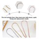thumbnail image 3 of 3pcs Simple Style Women Hair Sticks U Shaped Hairpin Women Updo Hairpin Decor, 3 of 3