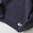 thumbnail image 5 of Povozer Boys School Uniform Sweater Kids Long Sleeve Pullover Fall Winter(Navy,8-9Y), 5 of 6