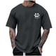 thumbnail image 1 of Camisetas de Cuello de la Tripulación de los Hombres de Poliéster Impreso en Seco Rápido, Cuello Redondo de Corte 3D para Gimnasio, Carrera, Ciclismo Y Ocasional, 1 of 4