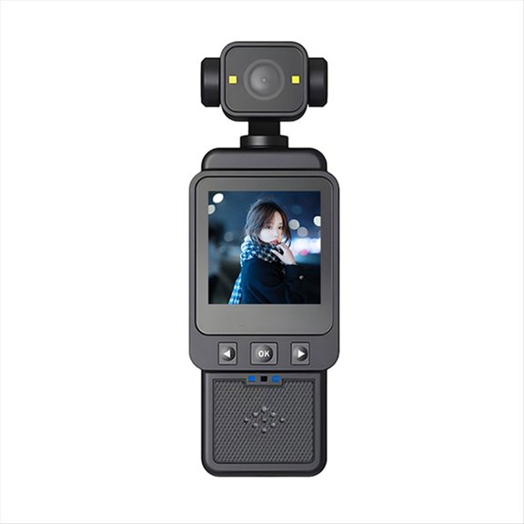 Cámara de Bolsillo Portátil de 1080p con Rotación de 180°, Minicámara Antivibración, Portátil, Wifi, para Deportes y Ciclismo.