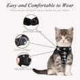 thumbnail image 3 of Arnés para gatos WONNABUY XXS, transpirable y suave con lazo en forma de campana, 3 of 6