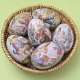 thumbnail image 5 of Painted Eggshell Style tin Box for Easter, Bunny Mom Vintage Easter Egg Gift Candy Box Storage Box for Festival Party Decoration Supplies, 5 of 9