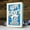 Blue, variant on Personalized Father's Day Greeting Card, Papercut Beard Happy Father's Day Card, Gift for Dad Stepdad Grandpa Uncle