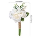 thumbnail image 3 of Rosas Flores Artificiales Dama de Novia Champaña Rosa Flor Artificial Dama de Novia de Alto Sentido Que Sostiene Flores Hermanas Kit de Grupo Ramo de Flores Artificiales, 3 of 6