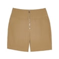 thumbnail image 2 of Danielle Bernstein Womens High Waist Solid Bike Shorts, 2 of 2