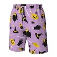 thumbnail image 4 of Balery Cute Halloween Traje de Baño Estilo Hawaiano para Hombre, Shorts de Secado Rápido con Bolsillos-Large, 4 of 6