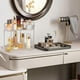 thumbnail image 5 of Organizador de Esquina para Mostrador de Baño, 2 Niveles, Organizador de Maquillaje, Bandeja de Perfume, Cosméticos Estante de Maquillaje para Tocador, Estante de Especias para Cocina, 5 of 7