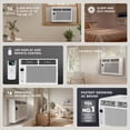 thumbnail image 3 of TCL 5,000 BTU Window Air Conditioner, Fan & Dehumidifier (White) - 150 Sq ft, Remote Control, Easy-to-Use, Reusable Filter, Compact, Quiet - W5W3M, 3 of 20