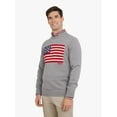 thumbnail image 5 of Chaps Men's & Big Men's Long Sleeve Flag Crewneck Sweater, Sizes S-3XL, 5 of 7