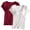 D, variant on Women's Short Sleeve T-shirt Shirts With Bra Padded Bra Crewneck Tunics Tops Comfy Athletic Shelf Bra Active Tees 2PC