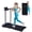Black, variant on Walking Pad Treadmills for Home Workouts,3.5HP Compact Running Treadmills with Handles, Portable Electric Walking Treadmill with LED Display,0.6-10mph,400lbs