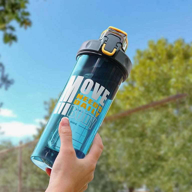 Personalised Water Bottle with Flip Top Straw 800ml Kids School