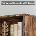 thumbnail image 5 of IRONCK 5-Shelf Bookcase, Set of 2 Free Standing Wood Bookshelf for Home Office, Brown, 5 of 6