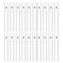 (case of 20) GE 93107391 LED Tube T8, LED11ET8/G/4/835, Type A plug and play, 48 inch, 3500K, 11 watts, 1700 lumens, fast and easy LED upgrade for 4-ft T8 Fluorecent Lamp