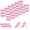 Pink, variant on 5 Gram Cosmetic Containers 50pcs Sample Jars Tiny Makeup Sample Containers with lids