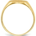 thumbnail image 2 of 10K Yellow Gold 10Ky 9.5X10.0Mm Closed Back Signet Ringsize 5.25 (Width 2 To 9.8) - Jbsp, 2 of 5