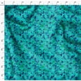 thumbnail image 4 of Soimoi Abstract Printed, Poly Canvas Fabric, Decor Sewing Fabric by The Yard 56 Inch Wide,Decorative Fabric for Curtains Tote Bags, Sea Green & Blue, 4 of 6
