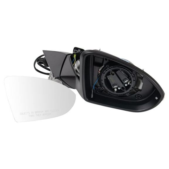 TRQ Exterior Power Heated w/ Turn Signal Smooth Paint to Match Mirror RH for VW MRA06761 Fits select: 2015-2016 VOLKSWAGEN GTI, 2016 VOLKSWAGEN GOLF S