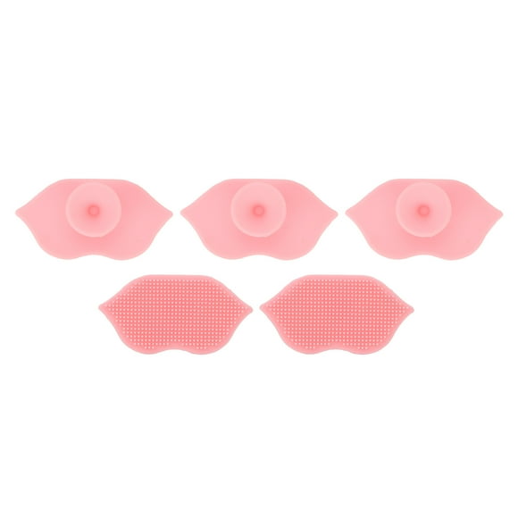 Cepillos exfoliantes BuyWeekMX para labios 5 uds silicona limpieza suave