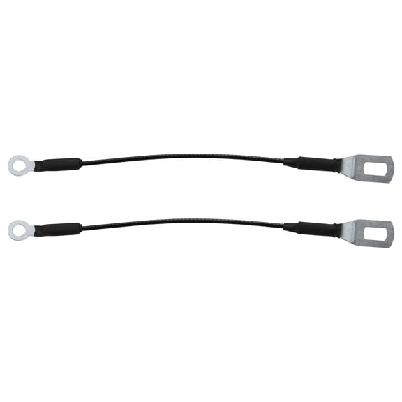 2pcs Rear Tailgate Cables Lift Gate Support Straps Pickup Replacement for Toyota Tacoma 1995-2003 65770-04030 Black