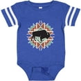 thumbnail image 3 of Inktastic Buffalo Cute Western Pattern Boys or Girls Baby Bodysuit, 3 of 5