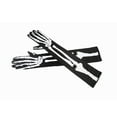 thumbnail image 2 of SEHIOZNI Under $5 Halloween Skeleton Gloves for Men Women, Full Finger Bone Long Arm Length Gloves for Halloween, Party, Dance, Costume Black, 2 of 5