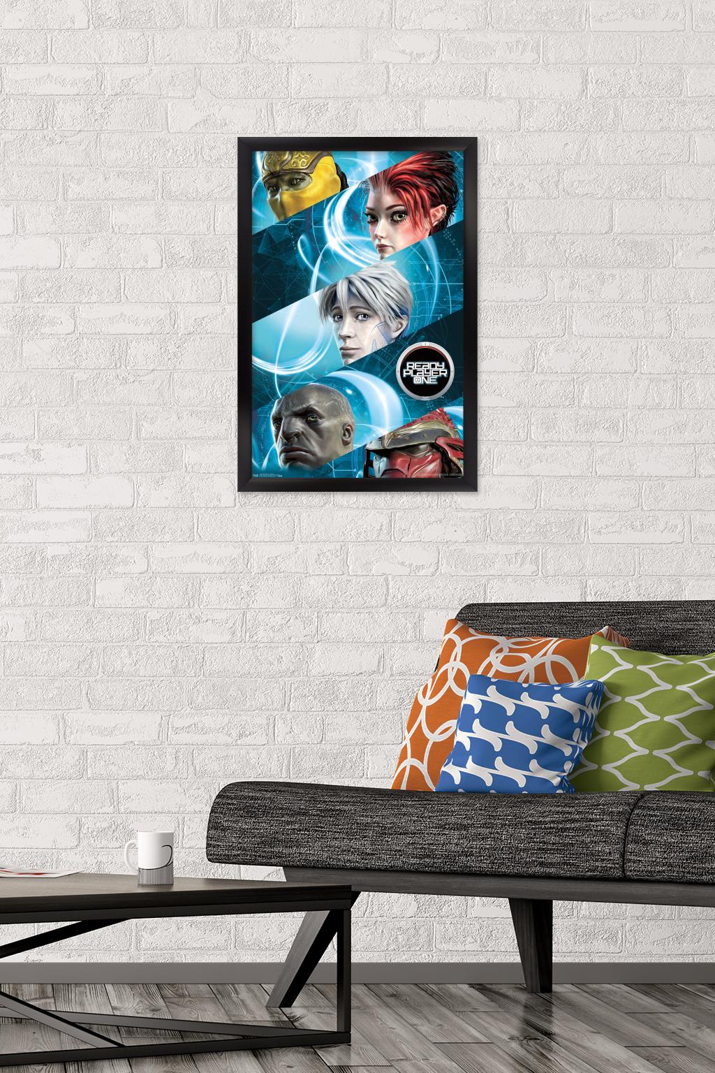 Ready Player One - Profiles Wall Poster, 14.725" x 22.375", Framed