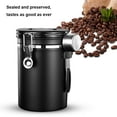 thumbnail image 5 of BLEEUS 40/50/60 Oz Coffee Canister Sealed Food Organizer For Dry Food Home Supplies (Black 1800Ml), 5 of 6