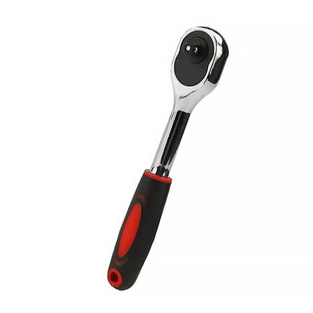 

Drive Swivel Ratchet Wrench Chrome Vanadium Steel High Torque Ratchet Wrench Socket 24 Teeth Quick Release Wide Used Hand Tool