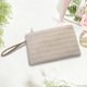 thumbnail image 4 of Bolso de mano de paja tejido para mujer,ideal para el verano,la playa,las vacaciones,un bolso informal para llevar el teléfono,las llaves y las tarjetas.Bolso de mano ligero para el día a día., 4 of 6