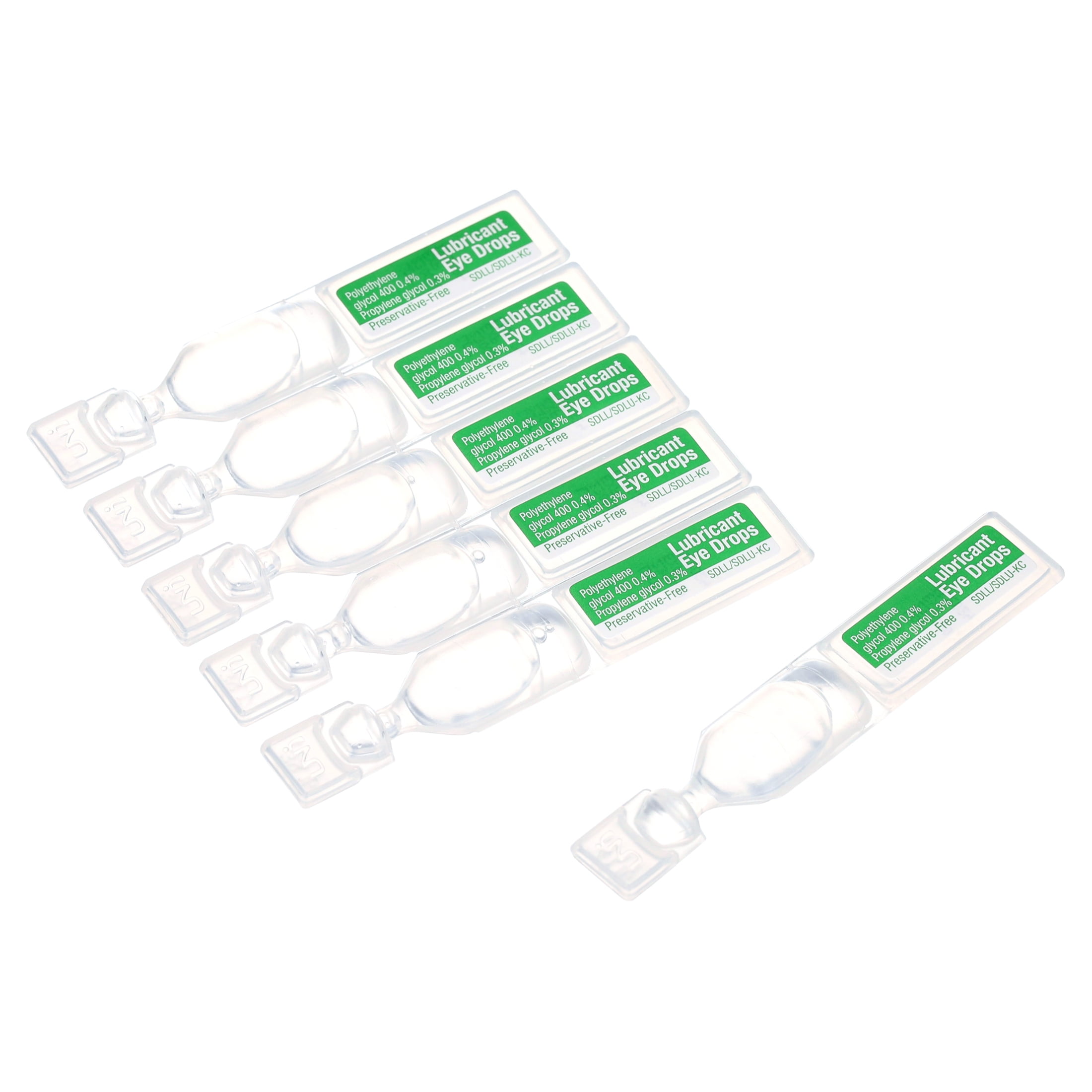 Equate, Lubricant Eye Drops, Preservative-Free, 0.1 oz., 30 Count