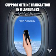 GUYUTING 144+ Language Smart Translator Device Bluetooth 4.2 Rechargeable Portable Voice/Text/Photo Translation for Travel Learning 99%