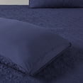 thumbnail image 2 of Home Essence Vancouver 3 Piece Fitted Bedspread Set, King, Navy, 2 of 15