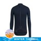 thumbnail image 3 of Maillot de ciclismo de alta calidad para equipos profesionales, ropa térmica de invierno de polar de manga larga para ciclismo de competición, ropa para deportes al aire libre, clásica a rayas, 3 of 5