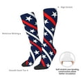 thumbnail image 4 of Rocae Patriotic Star for Novelty Casual compression Socks For Women Men Contrast Color Stockings, 4 of 6