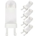 thumbnail image 2 of Adhesive Wall Mounted Toothbrush Organizer 5PCS Electric Toothbrush Holder with Drain, Space Saving Bathroom Storage for Clean and Dry, 2 of 4