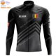 thumbnail image 3 of Maillot de ciclismo de invierno del equipo nacional de Bélgica 2023, ropa de manga larga para hombre, camisetas de carreras para bicicleta de carretera, camisetas, uniformes de MTB, 3 of 5