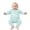 Light Green, variant on Baby Newborn Coming Home Outfit, Cute Ribbed Romper, Soft Long Sleeve Bodysuit with Snap Buttons, Infant Unisex Neutral Clothes